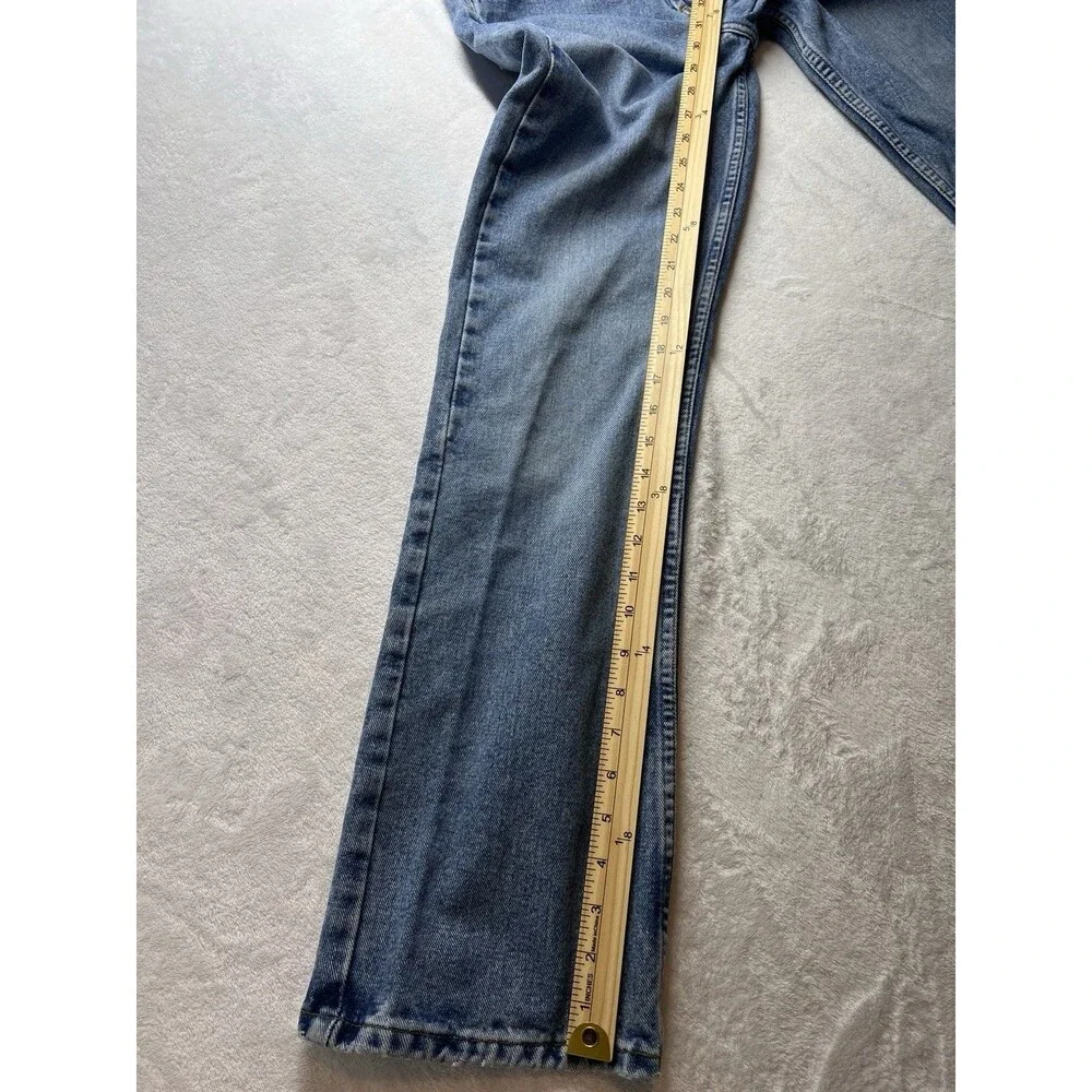 Vintage Silver Jeans Mens 27x32 Made In Canada Straight Leg Button Fly